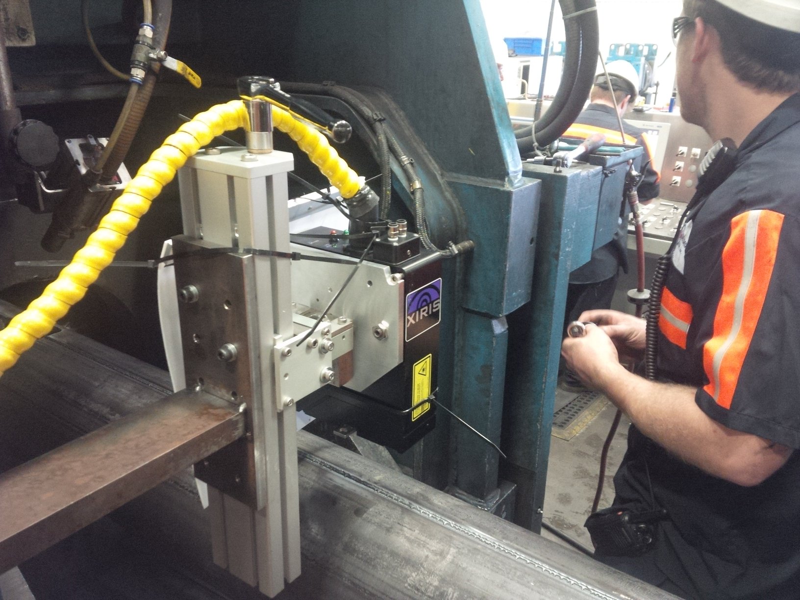 Inspecting Large Diameter Pipe for Weld and Geometry Defects